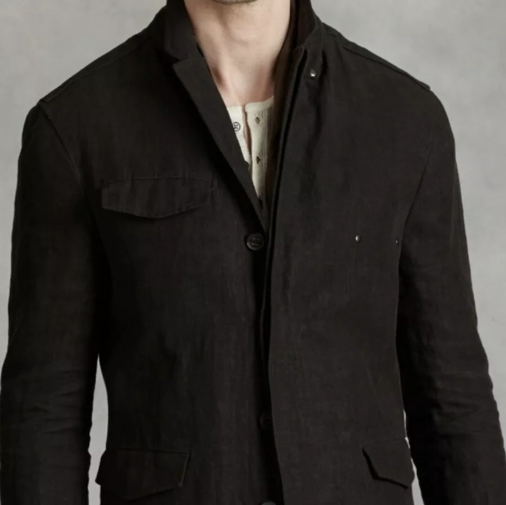 Concealed Button 3/4 Coat